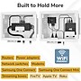 Mount-It! Small In-Wall Media Box for Streaming Devices, Routers & AV Equipment, White (MI-20852)~#|#~sp325385760_sc7