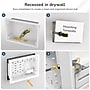 Mount-It! Small In-Wall Media Box for Streaming Devices, Routers & AV Equipment, White (MI-20852)~#|#~sp325385761_sc7