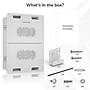Mount-It! Large In-Wall Media Box for Streaming Devices, Routers & AV Equipment, White (MI-20853)~#|#~sp325385798_sc7