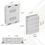 Mount-It! Large In-Wall Media Box for Streaming Devices, Routers & AV Equipment, White (MI-20853)~#|#~sp325385802_sc7