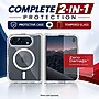 SaharaCase Clear MagSafe-Compatible Hinge Case & ZeroDamage Tempered Glass for iPhone Duo, Clear (CP01227)~#|#~sp325385841_sc7