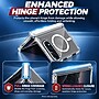 SaharaCase Clear MagSafe-Compatible Hinge Case & ZeroDamage Tempered Glass for iPhone Duo, Clear (CP01227)~#|#~sp325385844_sc7