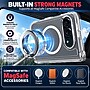 SaharaCase Clear MagSafe-Compatible Hinge Case & ZeroDamage Tempered Glass for iPhone Duo, Clear (CP01227)~#|#~sp325385846_sc7