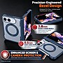 SaharaCase Matte MagSafe-Compatible Case for iPhone Duo, Shock Absorbing, Dark Blue (CP01225)~#|#~sp325389877_sc7