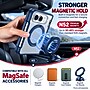 SaharaCase Matte MagSafe-Compatible Case for iPhone Duo, Shock Absorbing, Dark Blue (CP01225)~#|#~sp325389879_sc7
