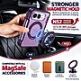 SaharaCase Matte MagSafe-Compatible Case for iPhone Duo, Shock Absorbing, Purple (CP01226)~#|#~sp325389900_sc7