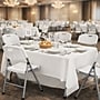 Regency Trestle 60" x 29" Heavy Duty Plastic Folding Table and 4 Chairs, White (TBM6029WH42WH)~#|#~sp325564740_sc7