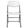 Regency Trestle 48" Heavy Duty Round Folding Table and 4 Chairs, White (TBM48RNDWH42WH)~#|#~sp325564768_sc7