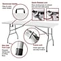 Regency Trestle 60" x 29" Heavy Duty Plastic Folding Table, White (TBM6029WH)~#|#~sp325564780_sc7