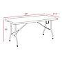 Regency Trestle 60" x 29" Heavy Duty Plastic Folding Table, White (TBM6029WH)~#|#~sp325564782_sc7