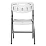Regency Trestle 72" x 29" Heavy Duty Plastic Folding Table and 6 Chairs, White (TBM7229WH42WH)~#|#~sp325564824_sc7