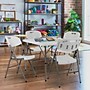 Regency Trestle Series 34" Heavy Duty Square Folding Table, White (TBM3434WH)~#|#~sp325564853_sc7