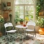Regency Trestle Series 24" Heavy Duty Round Folding Table, White (TBM24RNDWH)~#|#~sp325564863_sc7
