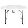 Regency Trestle 48" Heavy Duty Round Folding Table, White (TBM48RNDWH)~#|#~sp325564875_sc7