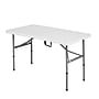Regency Trestle Series 48" x 24" Heavy Duty Plastic Folding Table, White (TBM4824WH)~#|#~sp325564887_sc7