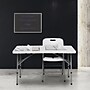Regency Trestle Series 48" x 24" Heavy Duty Plastic Folding Table, White (TBM4824WH)~#|#~sp325564889_sc7