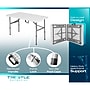 Regency Trestle Series 48" x 24" Heavy Duty Plastic Folding Table, White (TBM4824WH)~#|#~sp325564891_sc7