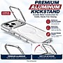 SaharaCase Clear MagSafe-Compatible Case with Aluminum Stand & ZeroDamage Tempered Glass, Shock Absorbing, Clear (CP01223)~#|#~sp325565128_sc7