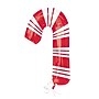 Party City 37" Candy Cane Foil Balloon, Red/White (AM60050717-P)~#|#~sp326072496_sc7