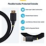 StarTech 6 ft. HDMI Cable, Male-to-Male, Black (HDMI2G-FLEX-4K60-6F)~#|#~sp326388720_sc7