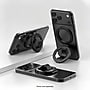 SaharaCase MagSafe-Compatible Phone Grip & Stand with Silicone Finger Strap and Magnetic Adapter Ring, Black (CP01211)~#|#~sp326445664_sc7
