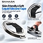 SaharaCase MagSafe-Compatible Phone Grip & Stand with Silicone Finger Strap and Magnetic Adapter Ring, Black (CP01211)~#|#~sp326445666_sc7