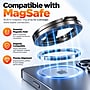 SaharaCase MagSafe-Compatible Phone Grip & Stand with Silicone Finger Strap and Magnetic Adapter Ring, Black (CP01211)~#|#~sp326445677_sc7