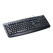 Kensington Pro Fit Washable Wired Keyboard, Black (64407)