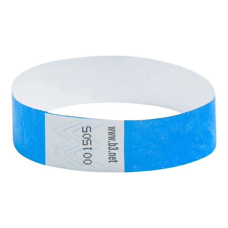 Baumgarten's Sicurix Security Wrist Band, 100/Box (85030) image 1