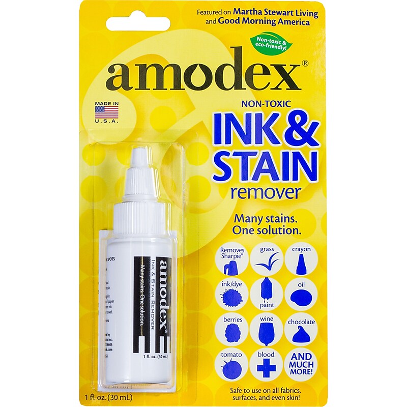 Amodex Ink & Stain Remover Bottle,  1 oz. (BP101) image 1