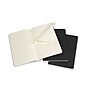 Moleskine Cahier Journal, 5" x 8.25", Dotted Ruled, Black, 80 Pages, 3/Pack (719213)~#|#~sp33563059_sc7