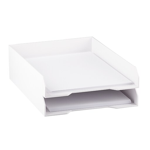 Shop Staples For Jam Paper Front Load Stackable File Organizer And