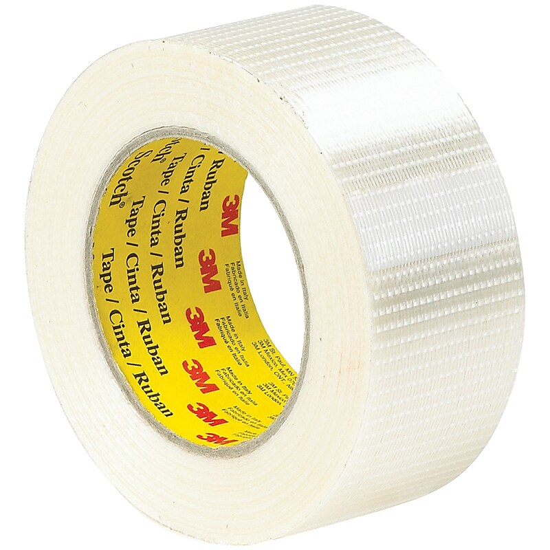 Scotch® Bi-Directional Filament Tape, 1.96" x 54.6 yds., Transparent (8959) image 1