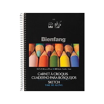 Elmer's 8.5" x 11" Wire Bound Sketch Pad, 100 Sheets/Pad (R237117)