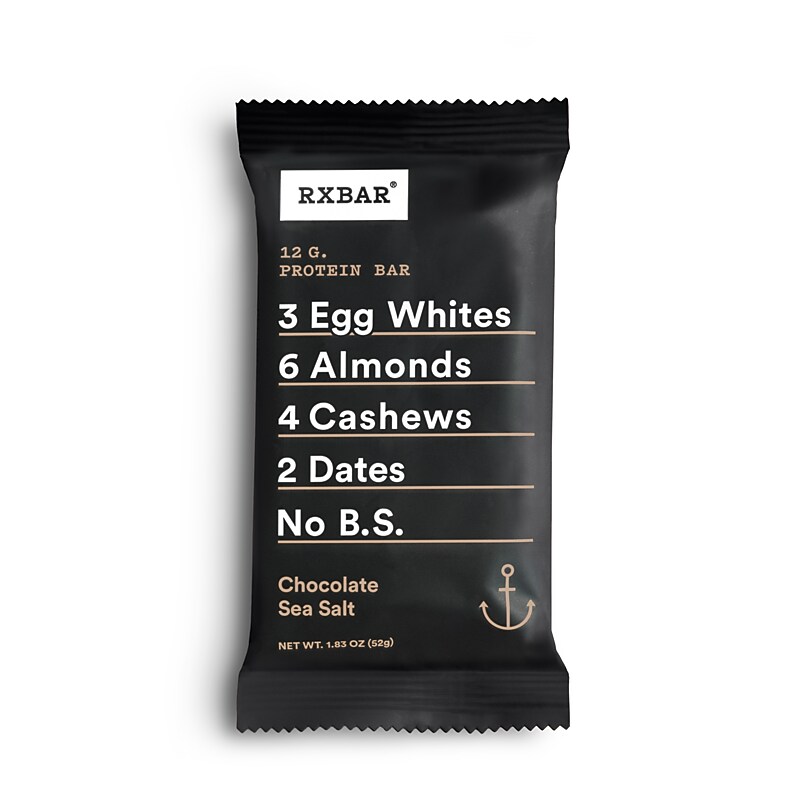 RX Bar Gluten Free Chocolate Sea Salt Protein Bar, 1.83 oz, 12/Box (CGO00430) image 1