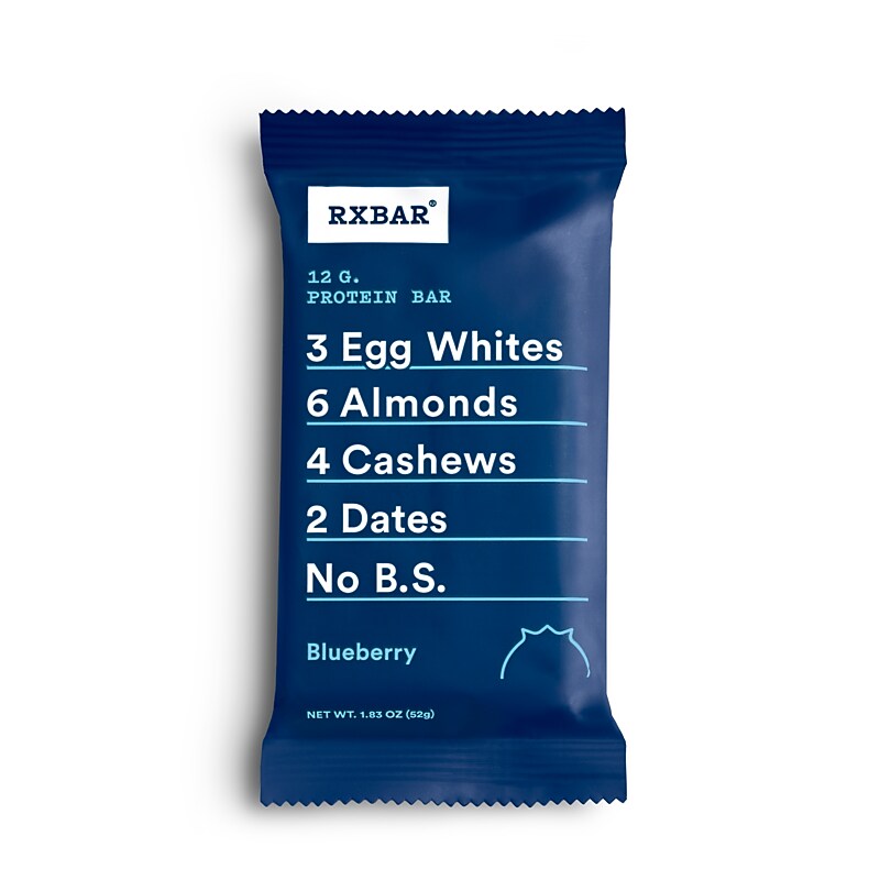 RX Bar Gluten Free Blueberry Protein Bar, 1.83 oz, 12 Bars/Box (CGO00426) image 1