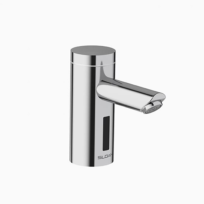 Sloan Optima Hardwired-Powered Deck-Mounted Mid Body Faucet Polished Chrome (3335051) image 1