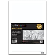 Seco Snap Frame Poster Holder, 24" x 36", White Aluminum (SN2436)