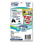 Artskills Poster and Bulletin Board Lettering, Quick Letters, Black & White, Pack of 310 (PA-1249)