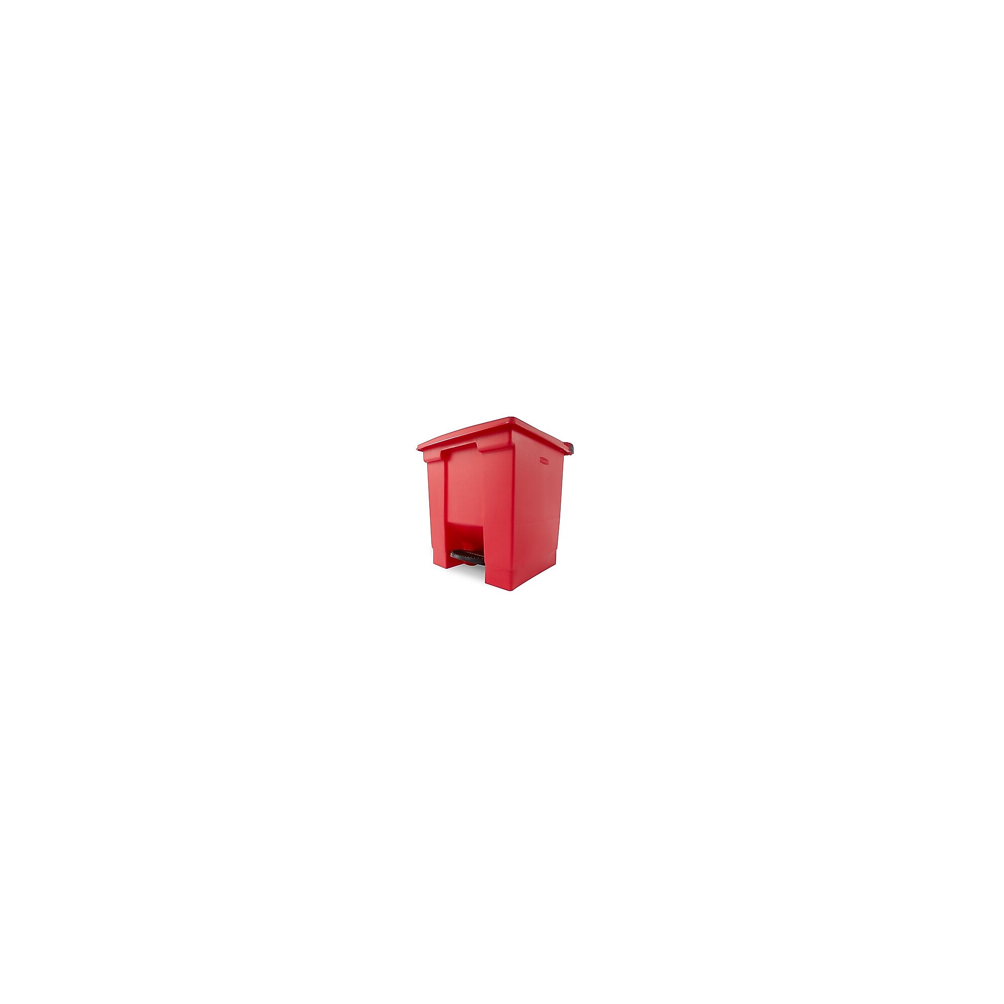 Rubbermaid Resin Trash Can with Lid, Red, 8 gal. (FG614300RED) Sansujyuku sansujyuku.com