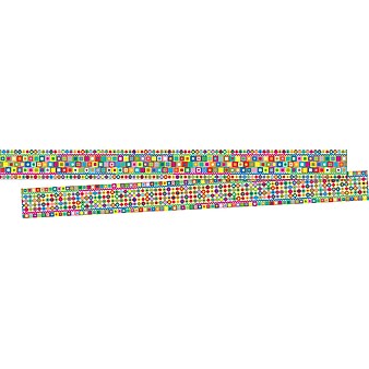Barker Creek Retro Double-sided Trim, 35 Feet of Trim per Package (LL942)