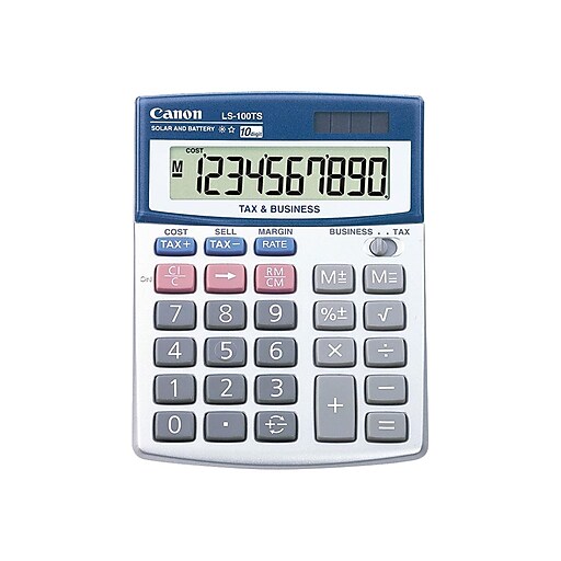 Canon Basic Calculators Ls 100ts 10 Digit Financial Calculator