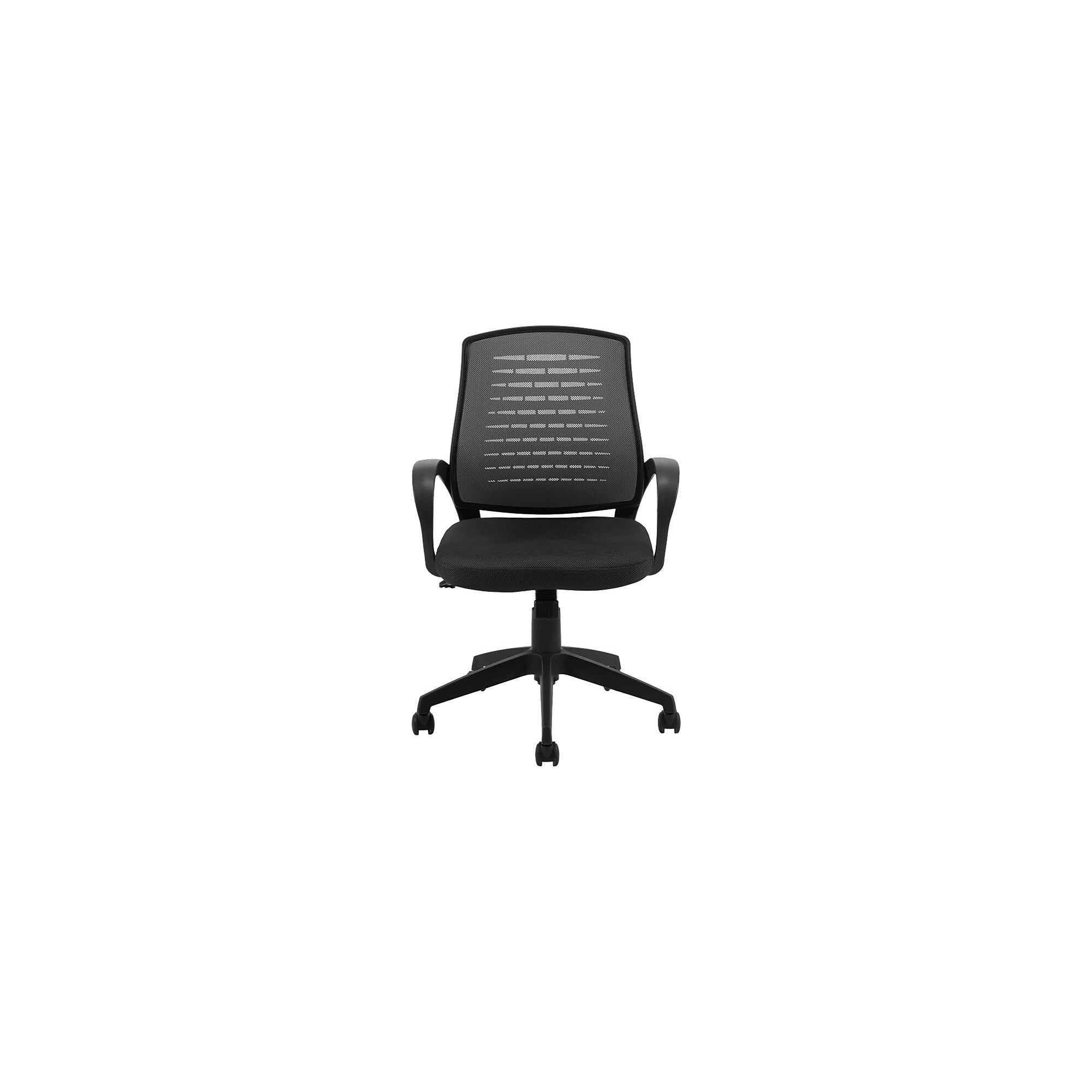 Offices To Go Mesh Back Fabric Manager Chair, Gray and Black (OTG10902B) Sansujyuku sansujyuku.com