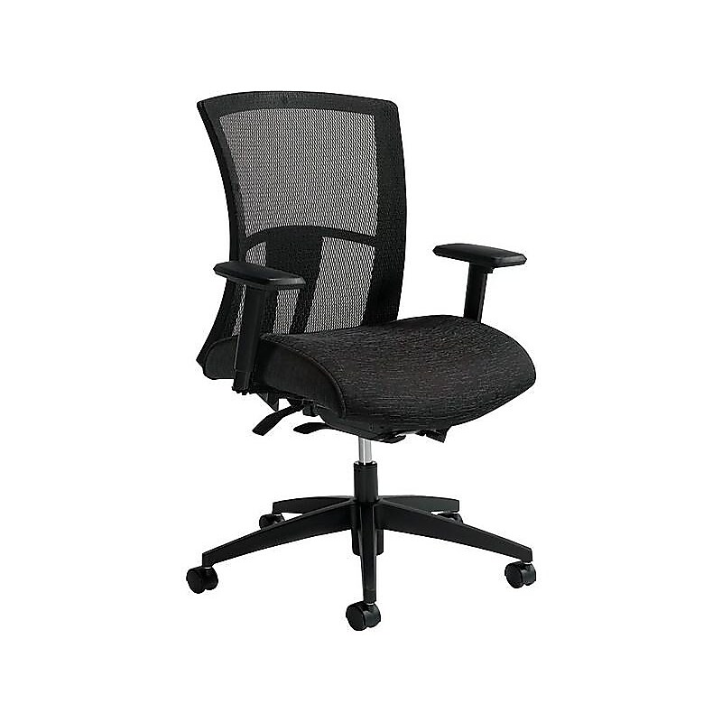 Global Vion Mesh Task Chair, Black Coal (6322-8-UR22) image 1