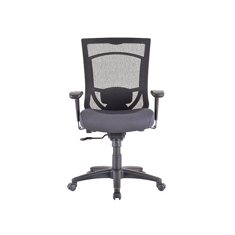 Tempur-Pedic TP7000 Mesh Back Fabric Task Chair, Black and Agate Gray (TP7000-AGATE) image 1
