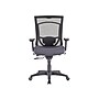Tempur-Pedic TP7000 Mesh Back Fabric Task Chair, Black and Agate Gray (TP7000-AGATE)~#|#~sp35440426_sc7