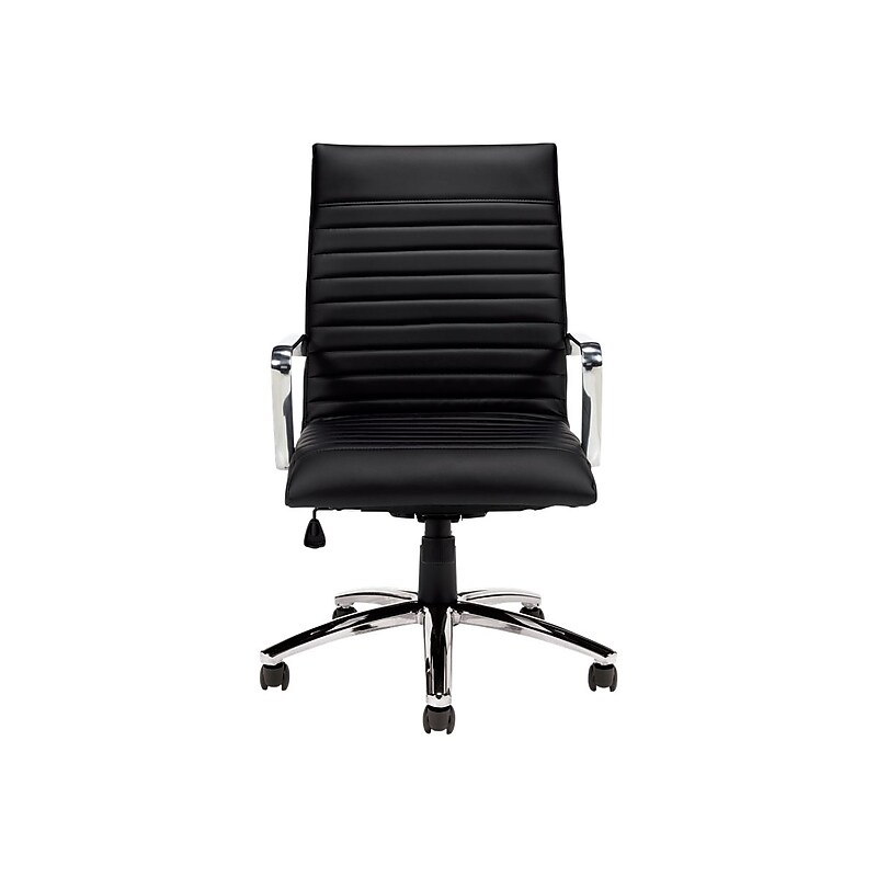 Offices to Go Faux Leather Executive Chair, Black (OTG11730B) image 1