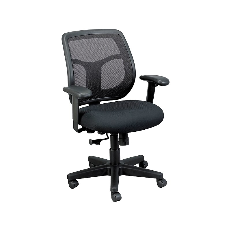 Eurotech Apollo Fabric Task Chair, Black (MT9400-BK) image 1