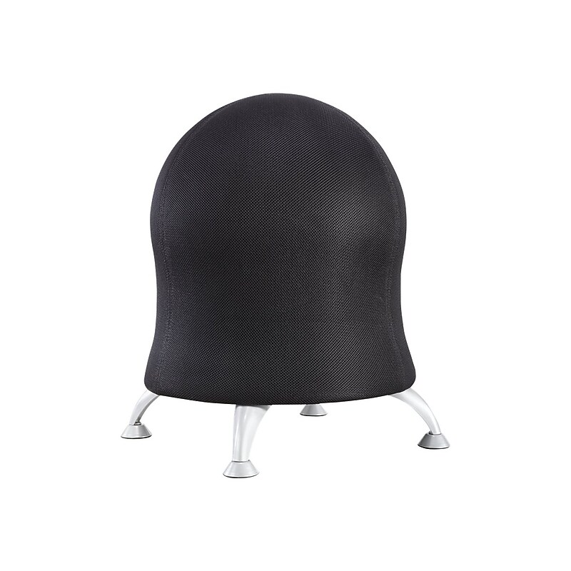 Safco Zenergy Polyester Ball Chair, Black (BT508BK) image 1