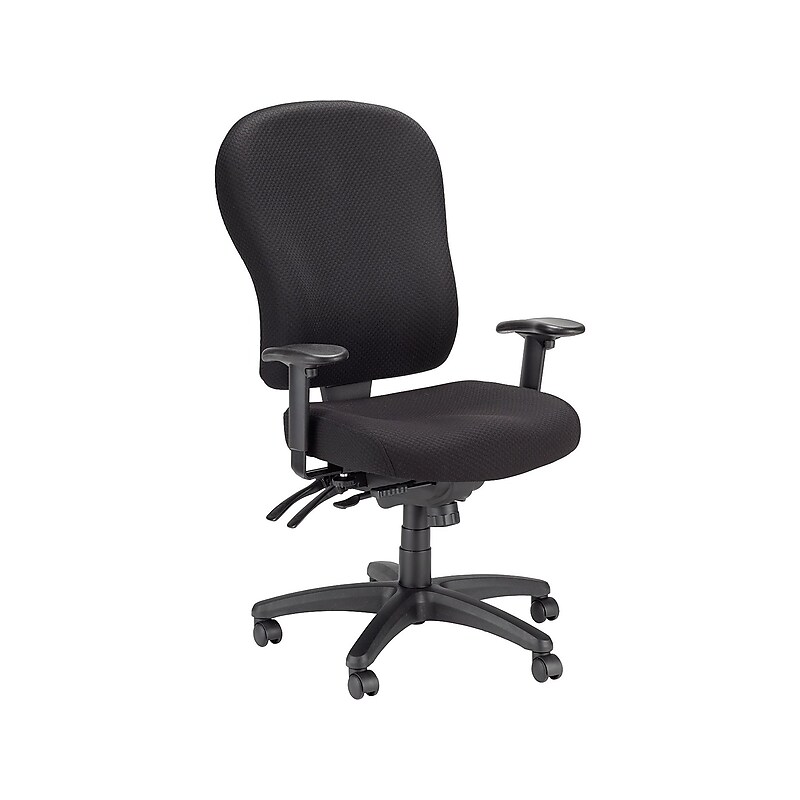 Tempur-Pedic TP4000 Ergonomic Fabric Swivel Task Chair, Black (TP4000) image 1
